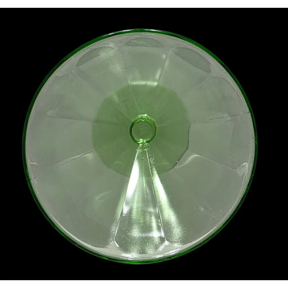 federal glass vintage green